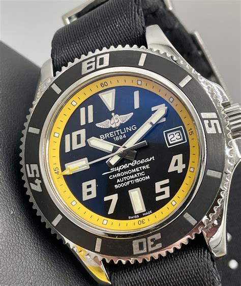 breitling super ocean 1500m bracelet|Breitling supercoean dive watch.